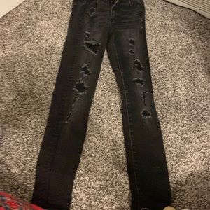 American Eagle Black Skinny Jeans
